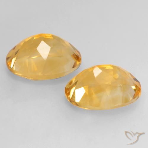3.46克拉天然黄水晶，椭圆形，VVS-VS