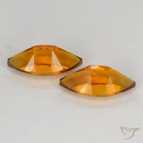 1.06克拉天然黄水晶，榄尖形，VS