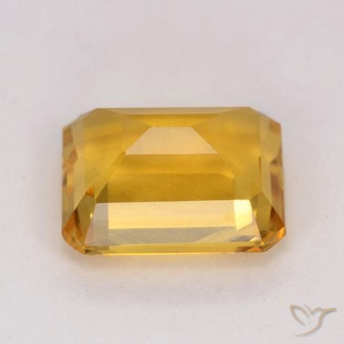 1.47克拉天然黄水晶，八边形，VVS-VS
