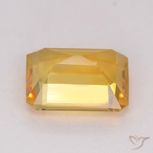 1.54克拉天然黄水晶，八边形，VVS-VS