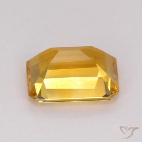 1.20克拉天然黄水晶，八边形，VVS-VS