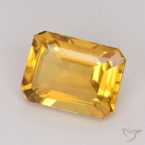 1.49克拉天然黄水晶，八边形，VVS-VS