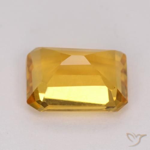 1.49克拉天然黄水晶，八边形，VVS-VS