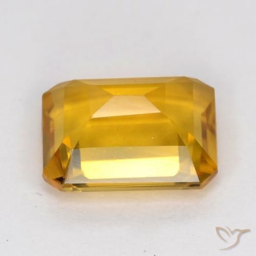 1.44克拉天然黄水晶，八边形，VVS-VS