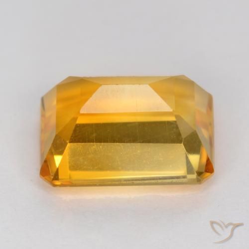 1.57克拉天然黄水晶，八边形，VVS-VS