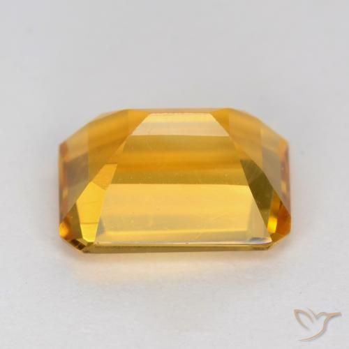 1.37克拉天然黄水晶，八边形，VVS-VS
