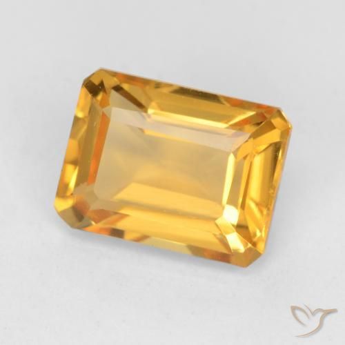 1.67克拉天然黄水晶，八边形，VVS-VS