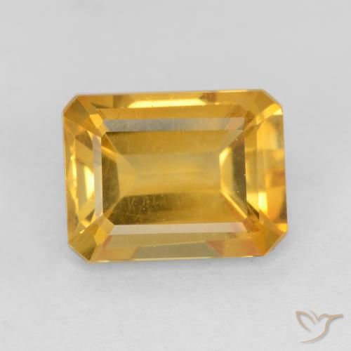 1.57克拉天然黄水晶，八边形，VVS-VS