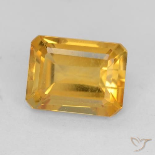 1.57克拉天然黄水晶，八边形，VVS-VS