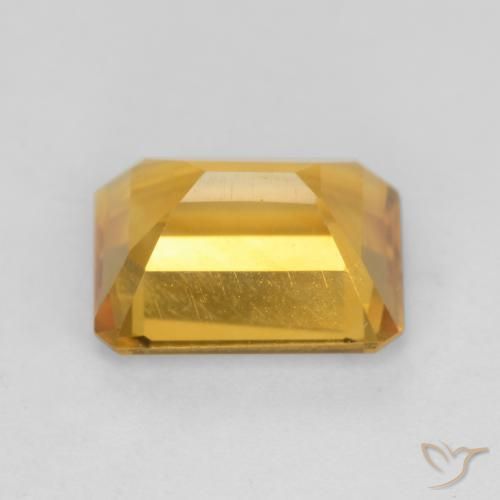 1.57克拉天然黄水晶，八边形，VVS-VS