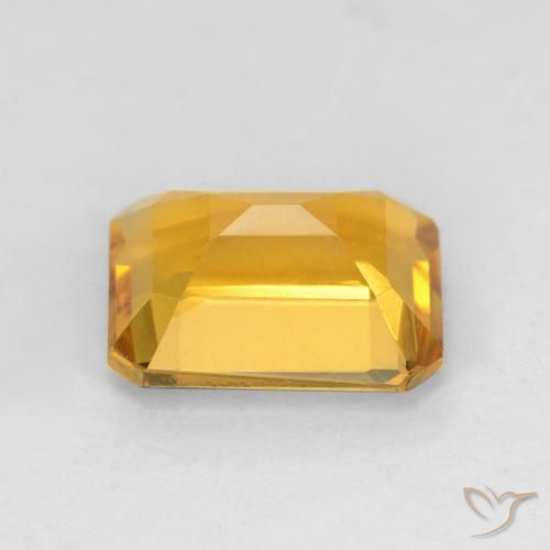1.44克拉天然黄水晶，八边形，VVS-VS
