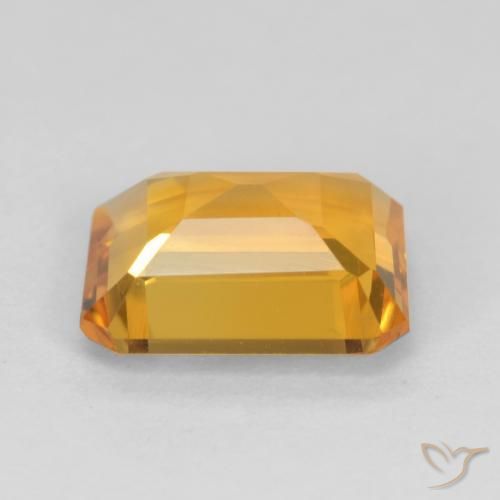 1.37克拉天然黄水晶，八边形，VVS-VS