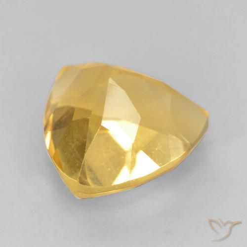 1.81克拉天然黄水晶，胖三角形，VVS-VS