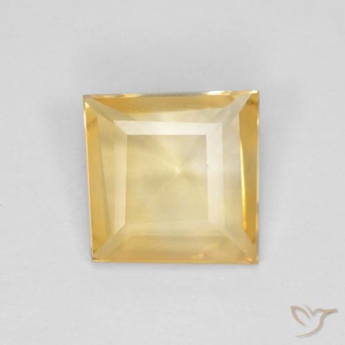 1.17ct 天然 黄金色 黄水晶, 正方形, VS