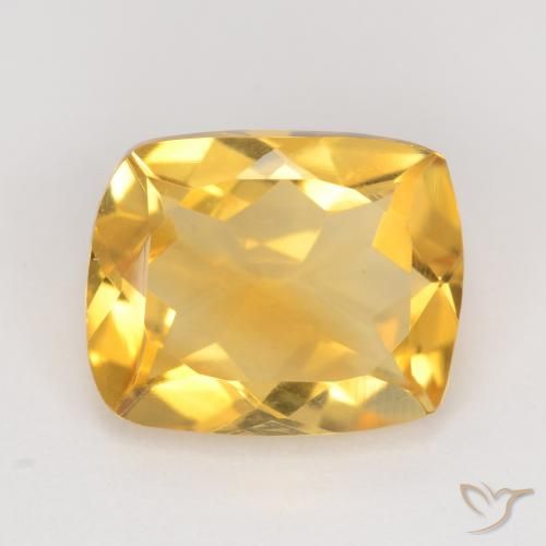 3.30ct 天然 中金 黄水晶, 软垫, VS
