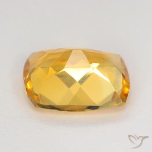 3.30克拉天然黄水晶，软垫，VS