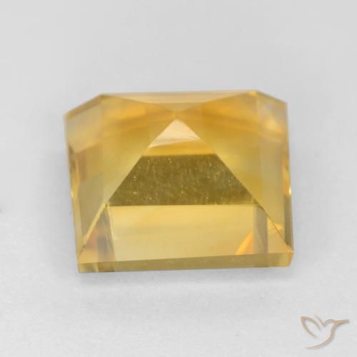 2.97克拉天然黄水晶，正方形，VS