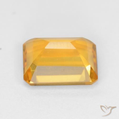 1.54克拉天然黄水晶，八边形，VVS-VS