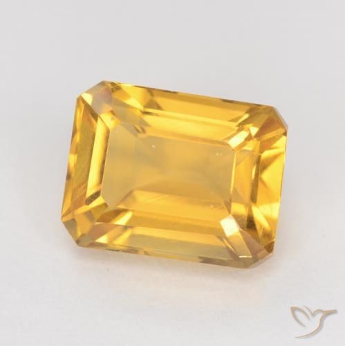 1.83克拉天然黄水晶，八边形，VVS-VS