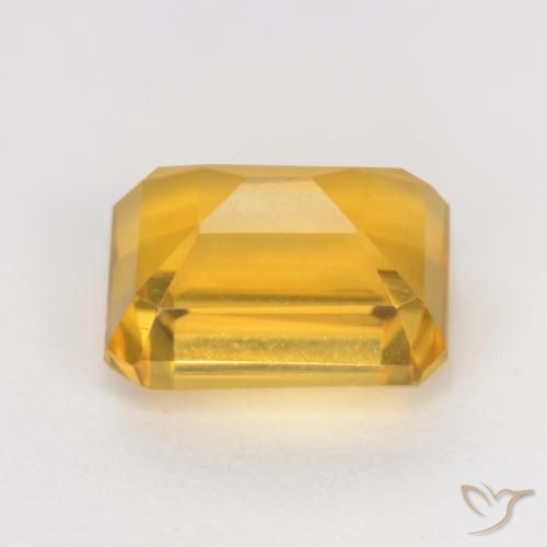 1.83克拉天然黄水晶，八边形，VVS-VS