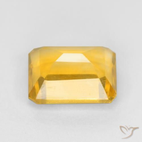 1.69克拉天然黄水晶，八边形，VVS-VS