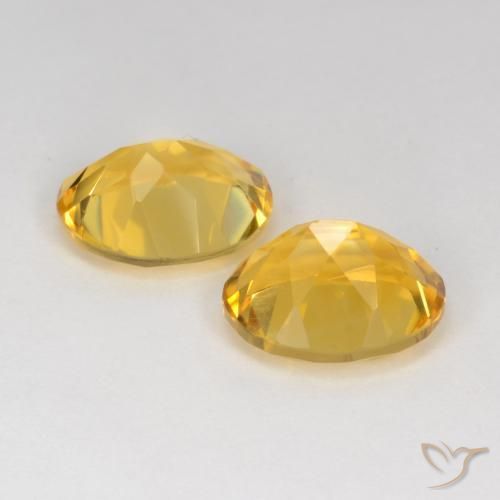 6.29克拉天然黄水晶，椭圆形，VS