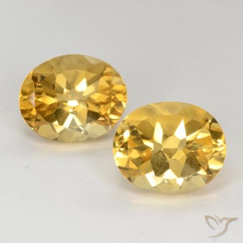 7.87ctw 天然 中金 黄水晶, 椭圆形, VS