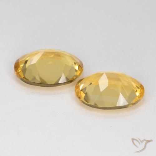 5.41克拉天然黄水晶，椭圆形，VS