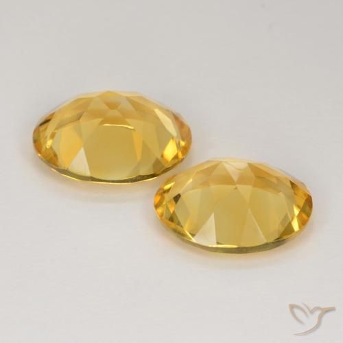 5.71克拉天然黄水晶，椭圆形，VS