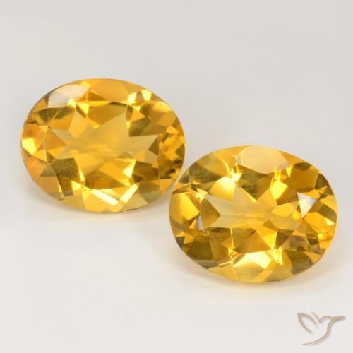 6.69ctw 天然 深金色 黄水晶, 椭圆形, VS