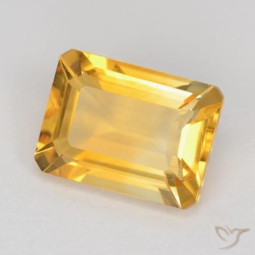 1.47克拉天然黄水晶，八边形，VS