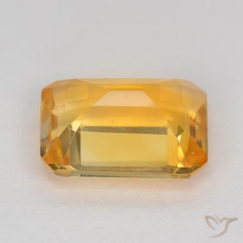 1.45克拉天然黄水晶，八边形，VS