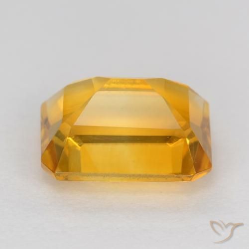 1.57克拉天然黄水晶，八边形，VS