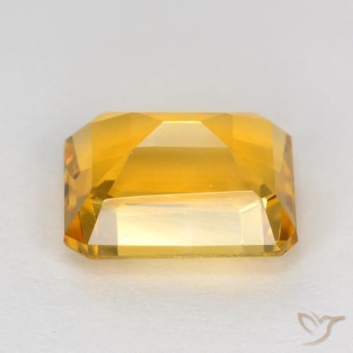 1.67克拉天然黄水晶，八边形，VS