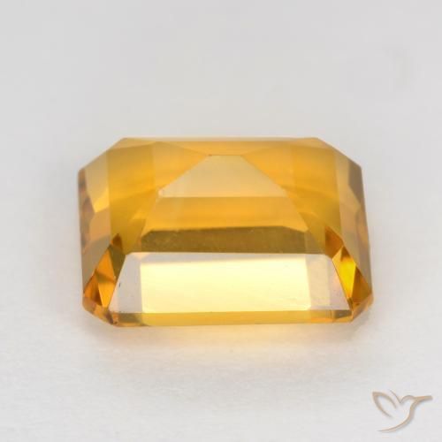 1.65克拉天然黄水晶，八边形，VS