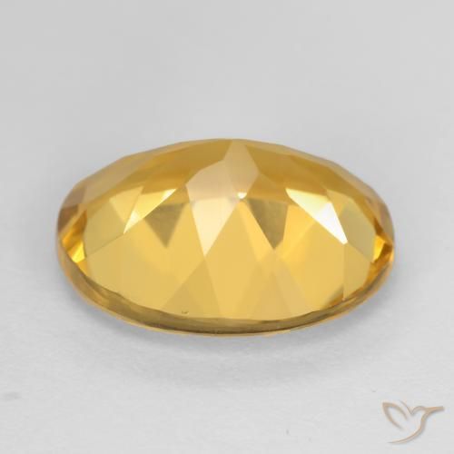 2.79克拉天然黄水晶，椭圆形，VVS-VS