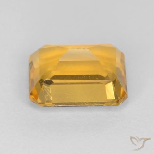 1.58克拉天然黄水晶，八边形，VVS-VS