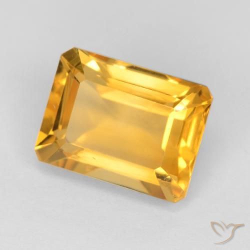 1.72克拉天然黄水晶，八边形，VVS-VS