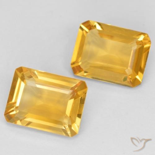 2.55克拉天然黄水晶，八边形，VVS-VS