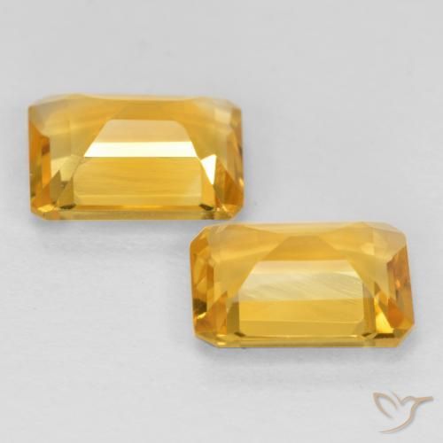 2.55克拉天然黄水晶，八边形，VVS-VS