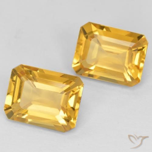 3.02克拉天然黄水晶，八边形，VS