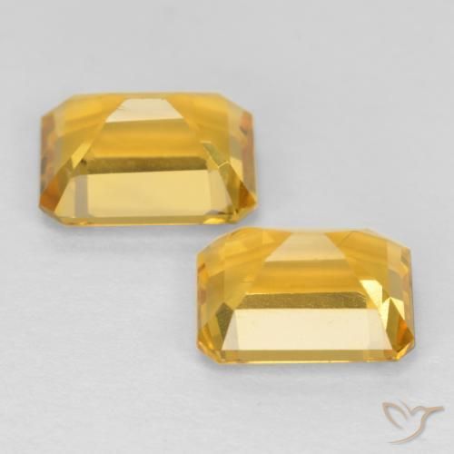3.02克拉天然黄水晶，八边形，VS