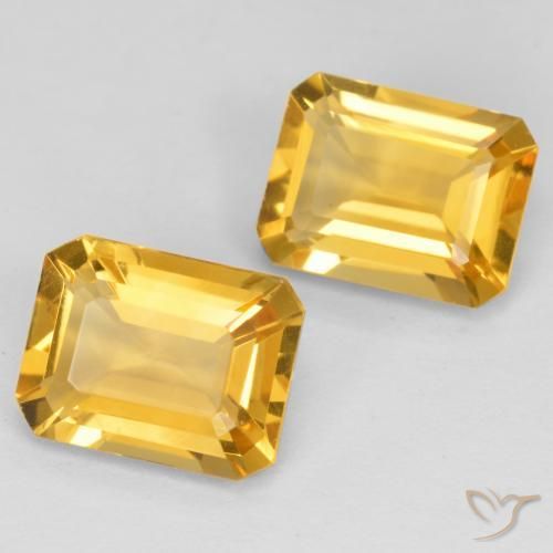 2.83克拉天然黄水晶，八边形，VS