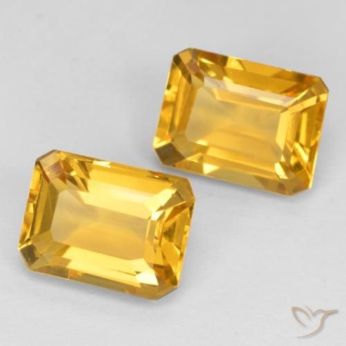 3.16克拉天然黄水晶，八边形，VVS-VS