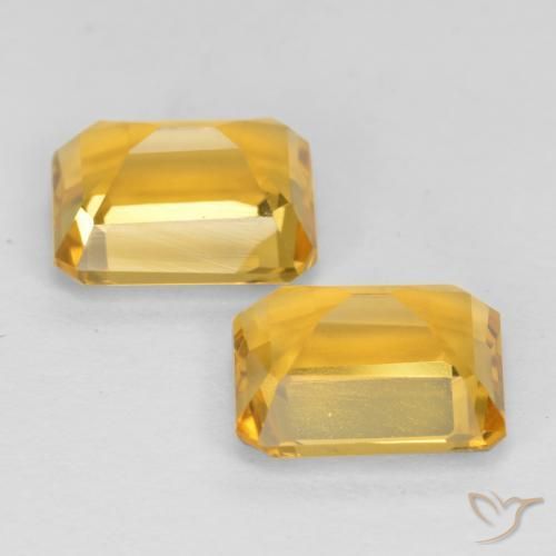 3.16克拉天然黄水晶，八边形，VVS-VS