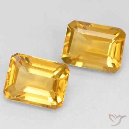 3.33克拉天然黄水晶，八边形，VS