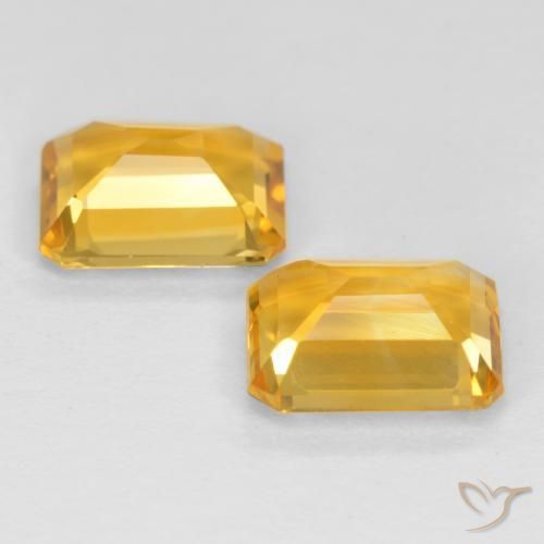 2.61克拉天然黄水晶，八边形，VVS-VS
