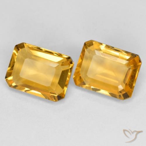 2.94克拉天然黄水晶，八边形，VS