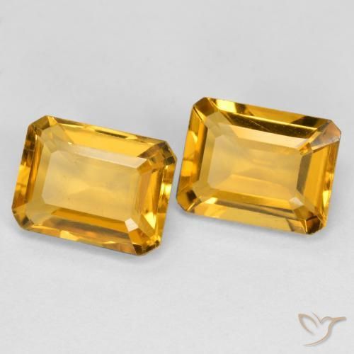 2.93克拉天然黄水晶，八边形，VS