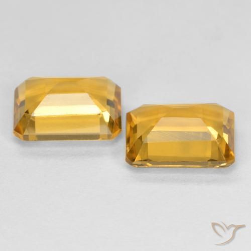 2.93克拉天然黄水晶，八边形，VS